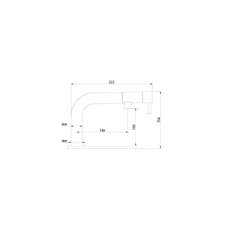 Mitigeur BRADANO Fino XS Inox 316