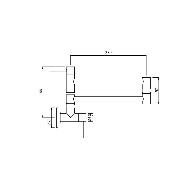 Mitigeur BRADANO Serio Inox ou Black