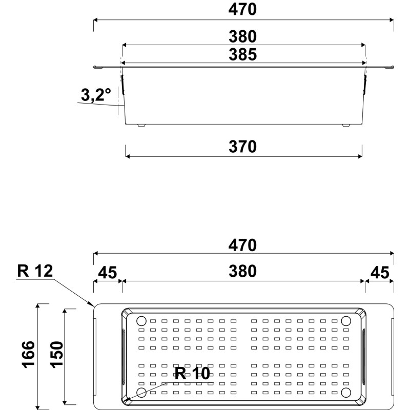 Bac Vide Sauce COLANDER Bac Vide Sauce COLANDER