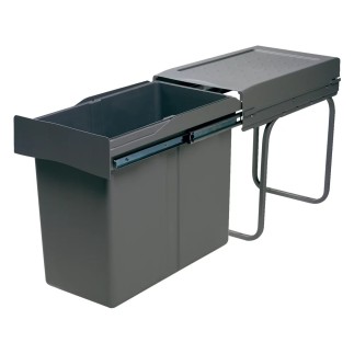 Poubelle coulissante à sortie totale - 30 L