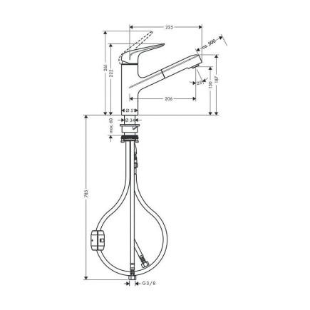 Mitigeur Hansgrohe Focus M427